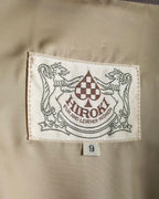 "HIROKI" Real fur lined maxi length belted coat