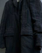 "BURBERRY" Garment dyed faded hunting design coat