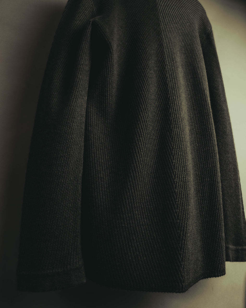 “HERMÈS” 00’s-10’s Cashmere silk ribbed V-neck cardigan