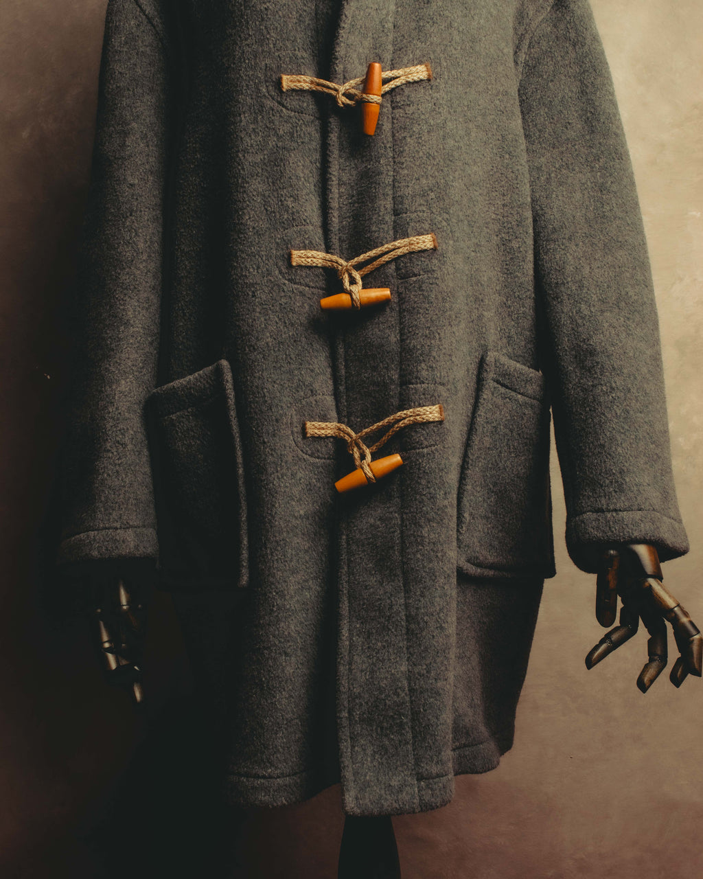 “Montgomery by Tibbett“ 90’s double face tartan duffle coat