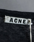 "Acne" Back＆sleeve cutting slit design pullover