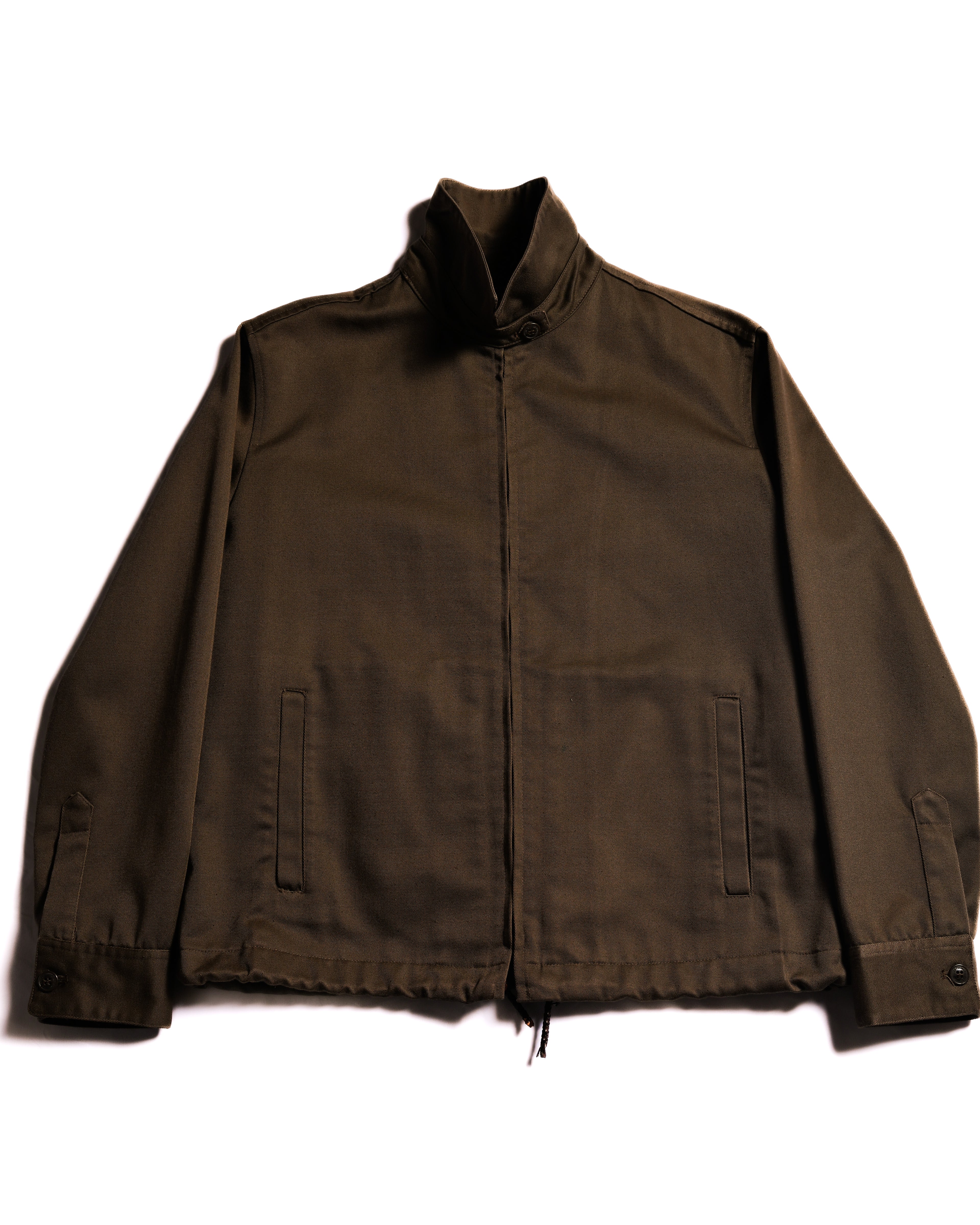 VINTAGE/ Short Length Cotton Jacket Brown