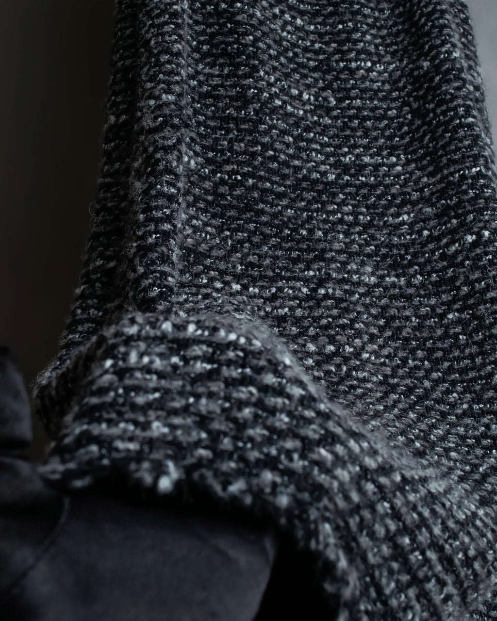 "Dolce &amp; Gabbana" Tweed raw edge flared skirt