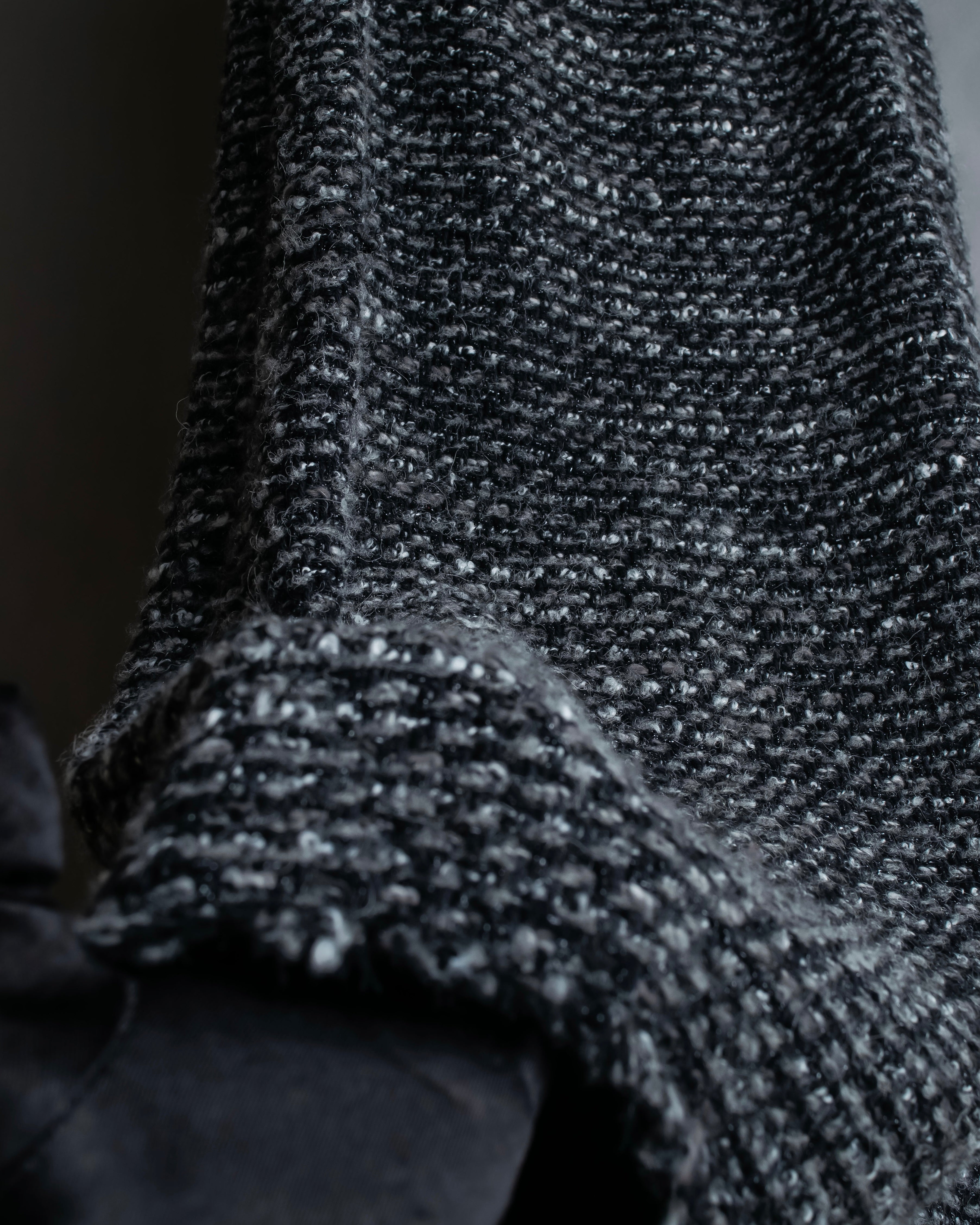 "Dolce &amp; Gabbana" Tweed raw edge flared skirt