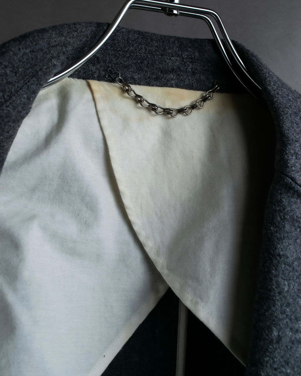 "MIHARA YASUHIRO" Hidden zip detail tailored jacket