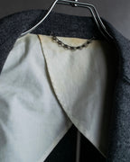 "MIHARA YASUHIRO" Hidden zip detail tailored jacket