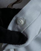 "Alexandar McQueen" Smoke art print cotton oversized shirt