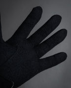 "Christian Dior" Wool and suede cuff gloves