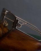 "Christian Dior" Metal acetate combination design sunglasses