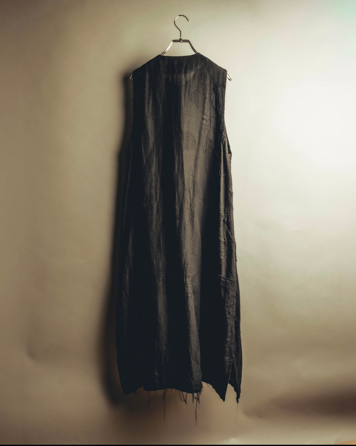 -SPECIAL- "Y's" 21SS Textured sleeveless long vest