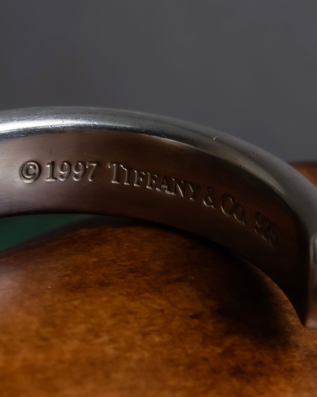 "Tiffany&Co" 1837 collection sterling silver cuff bangle