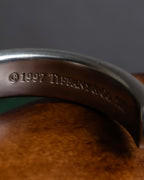 "Tiffany&Co" 1837 collection sterling silver cuff bangle