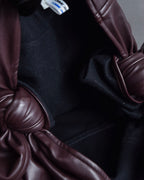 "COMME des GARCONS COMME des GARCONS" Knot drape design leather bag