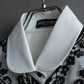 "Dolce & Gabbana" Flower engraved lace design shape fit shirt