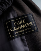 "Vintage 100% pure cashmere long chester coat"