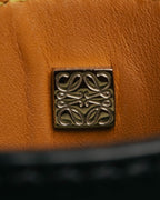 “LOEWE” 2010’s-2020’s industrial leather cuff bracelet