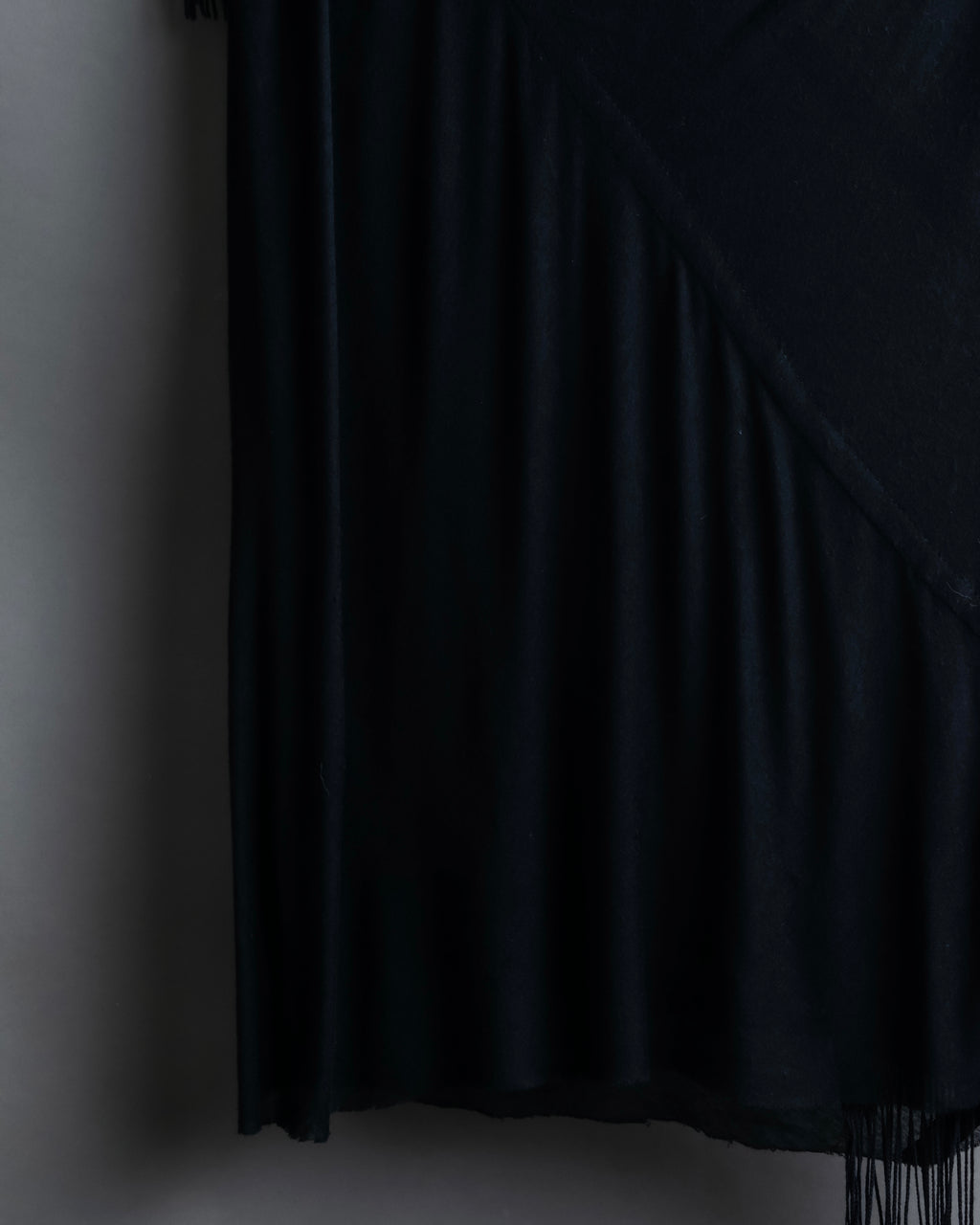 "Rick Owens Lilies" Fringe design draping sleeveless tops