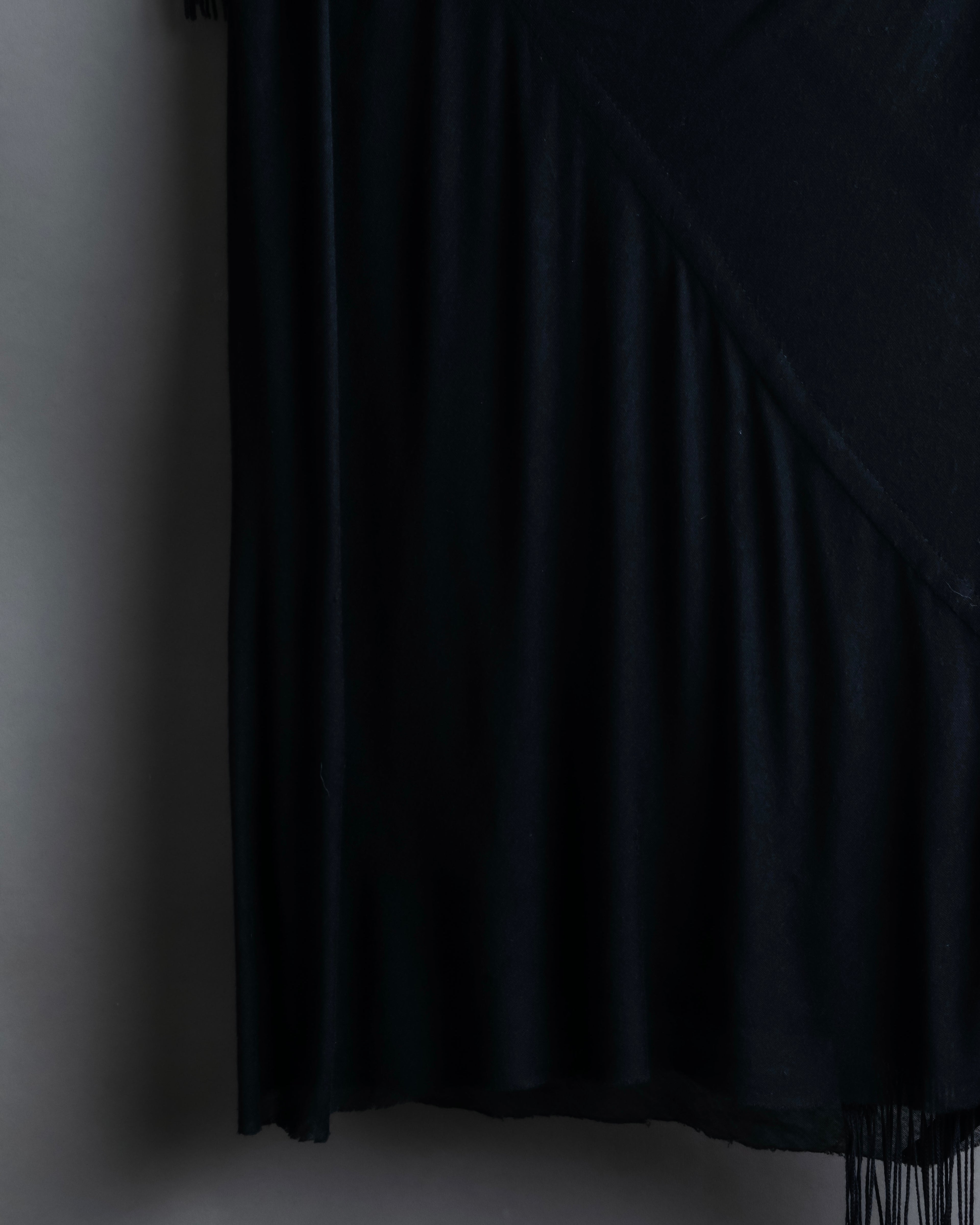 "Rick Owens Lilies" Fringe design draping sleeveless tops