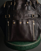 “Yves Saint Laurent” 2000’s downtown leather tote bag