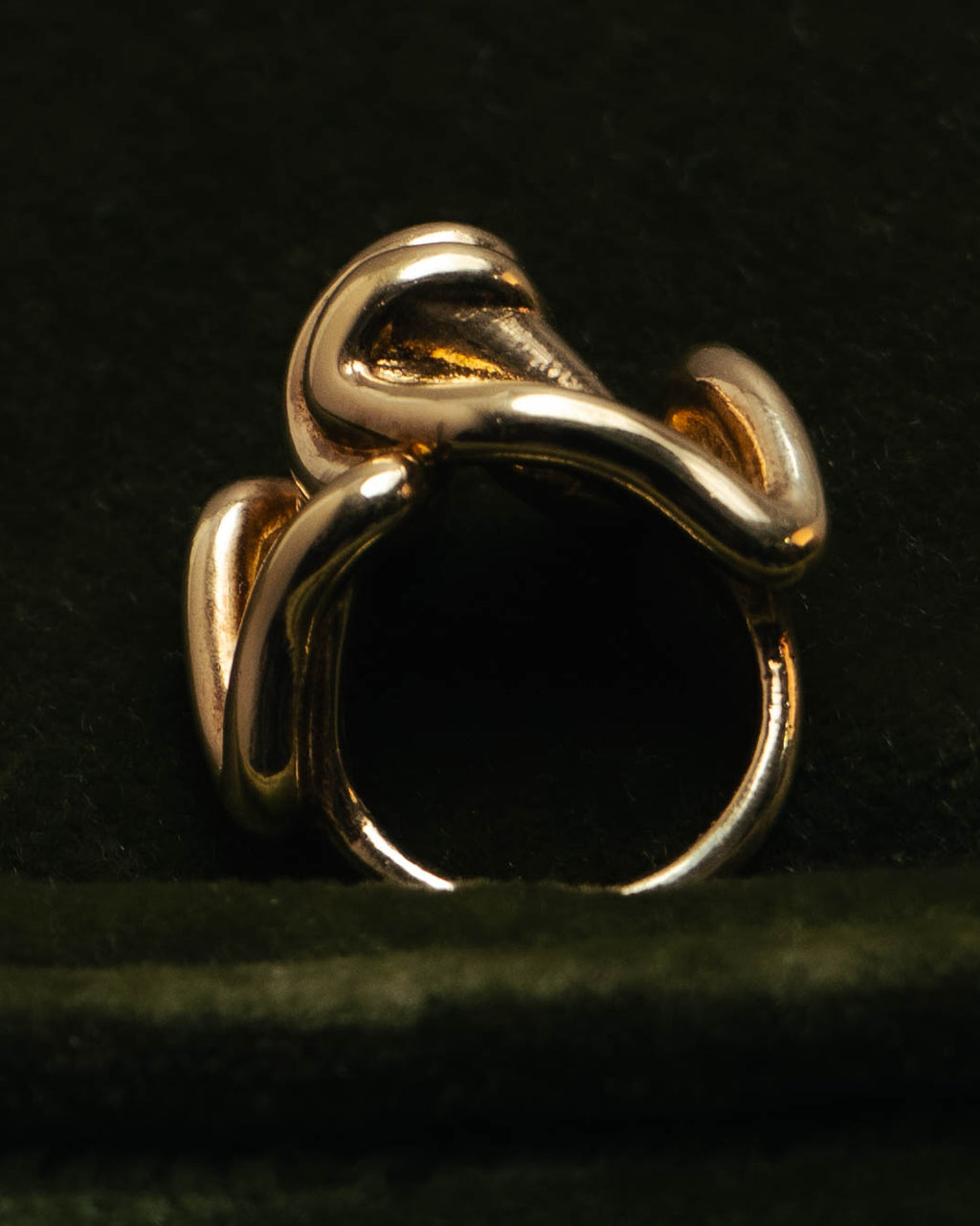 -SPECIAL- “Bottega Veneta” 10's- Sculptural gold plated knot ring