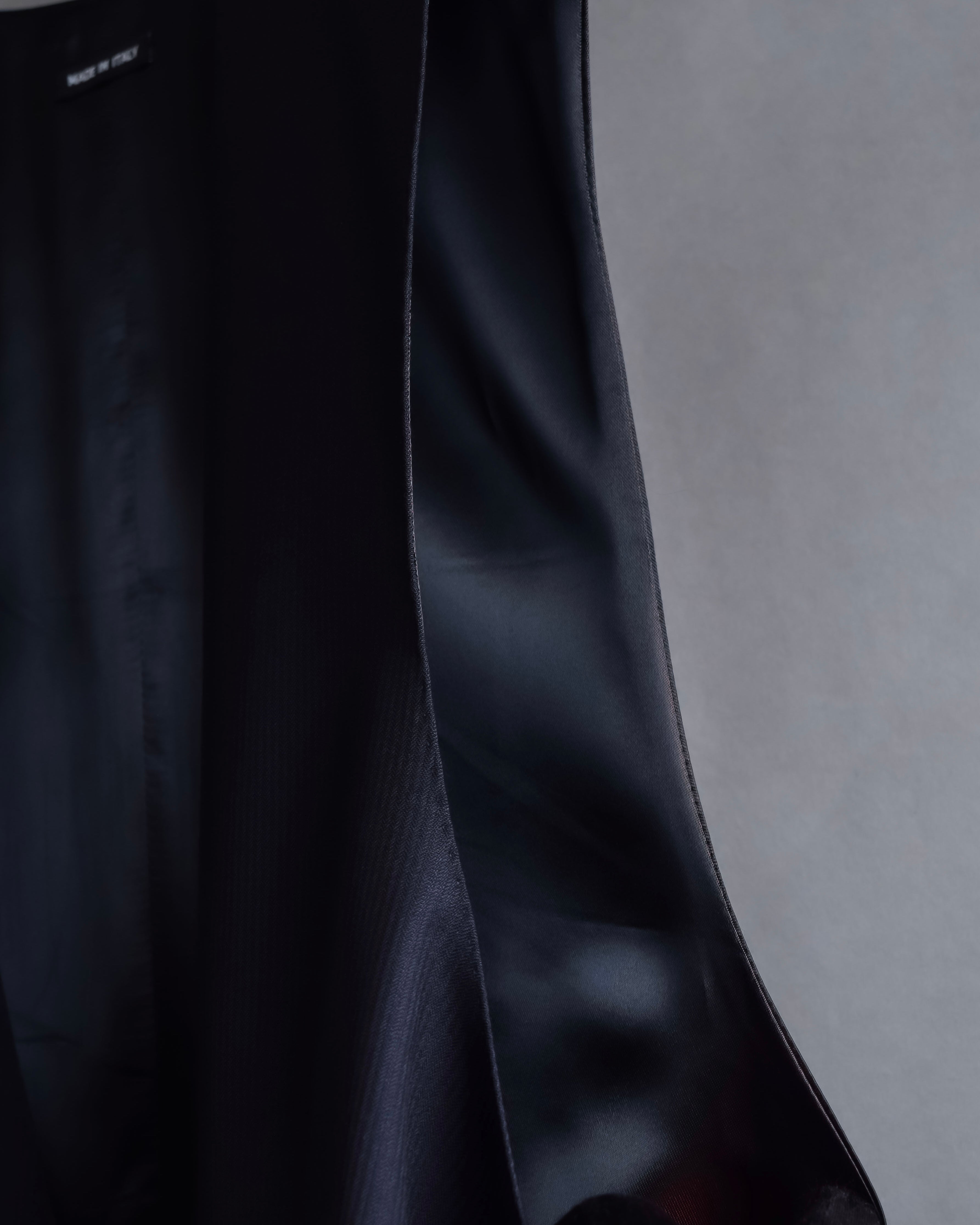 "GIORGIO ARMANI" Deep satin backed tailored wool vest