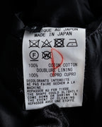 "Ground Y" 19AW Draping design cotton gabardine trench coat