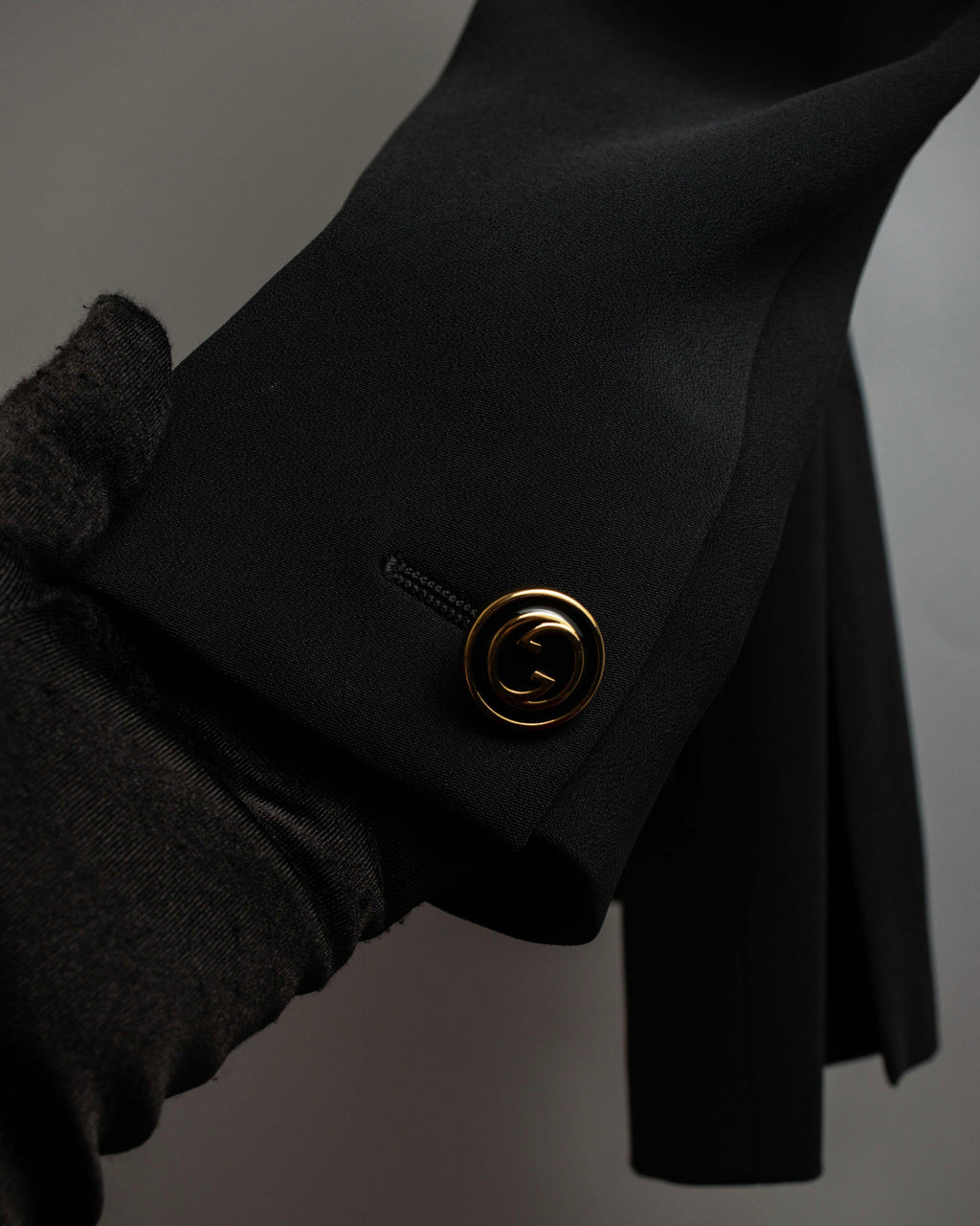 "GUCCI" Michele period stand collar modified design tailored jacket