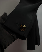 "GUCCI" Michele period stand collar modified design tailored jacket