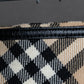 "BURBERRY" Nova check pattern box pleats mid length skirt