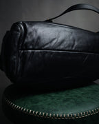 –SPECIAL– “DOLCE & GABBANA” 00’s-10’s Miss orient padlock leather satchel