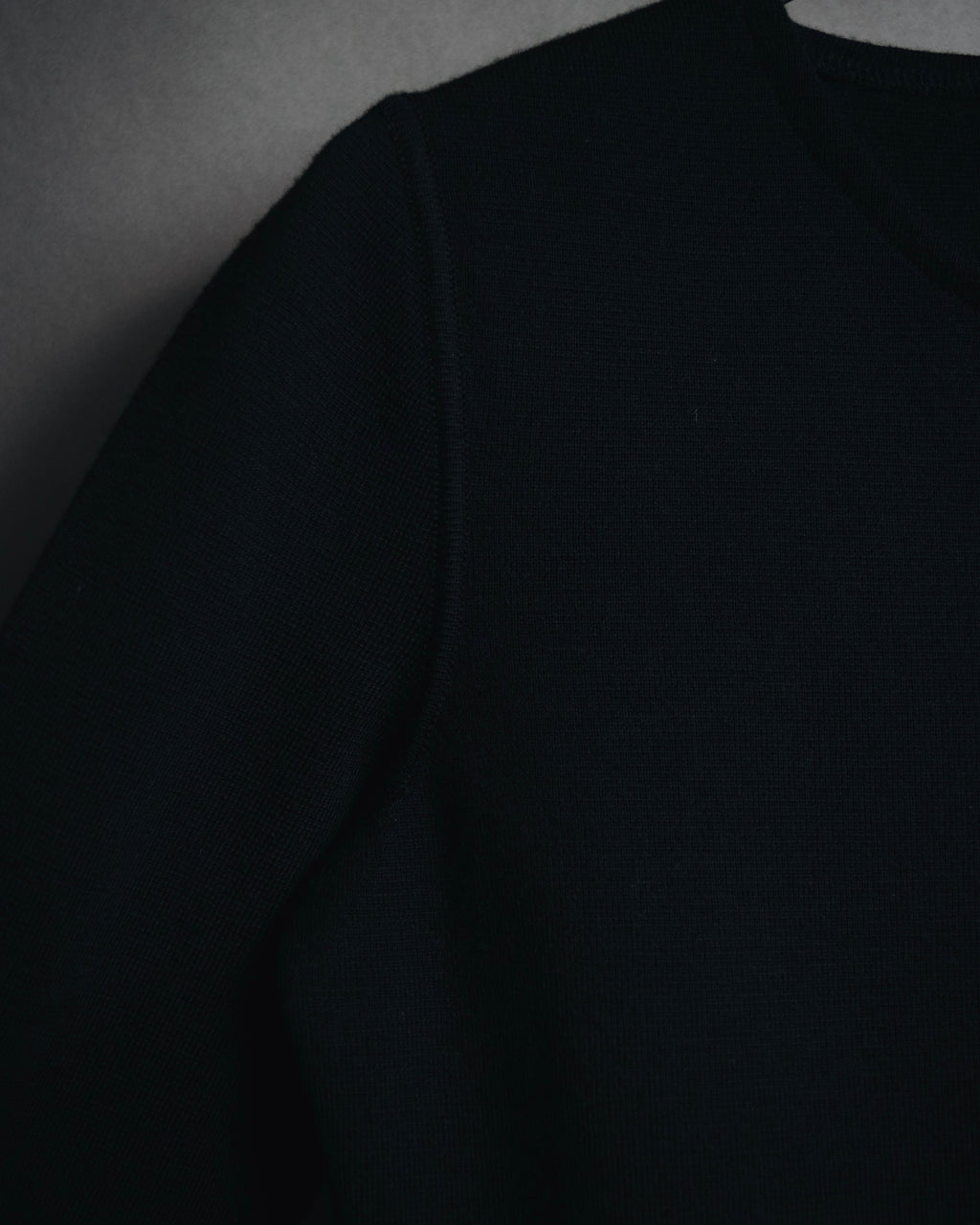 "HERMES" 00’s Minimal wool cashmere crewneck knit