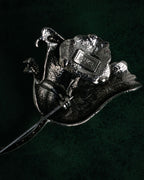 “KENZO” 90’s-00’s Botanical flower motif long brooch