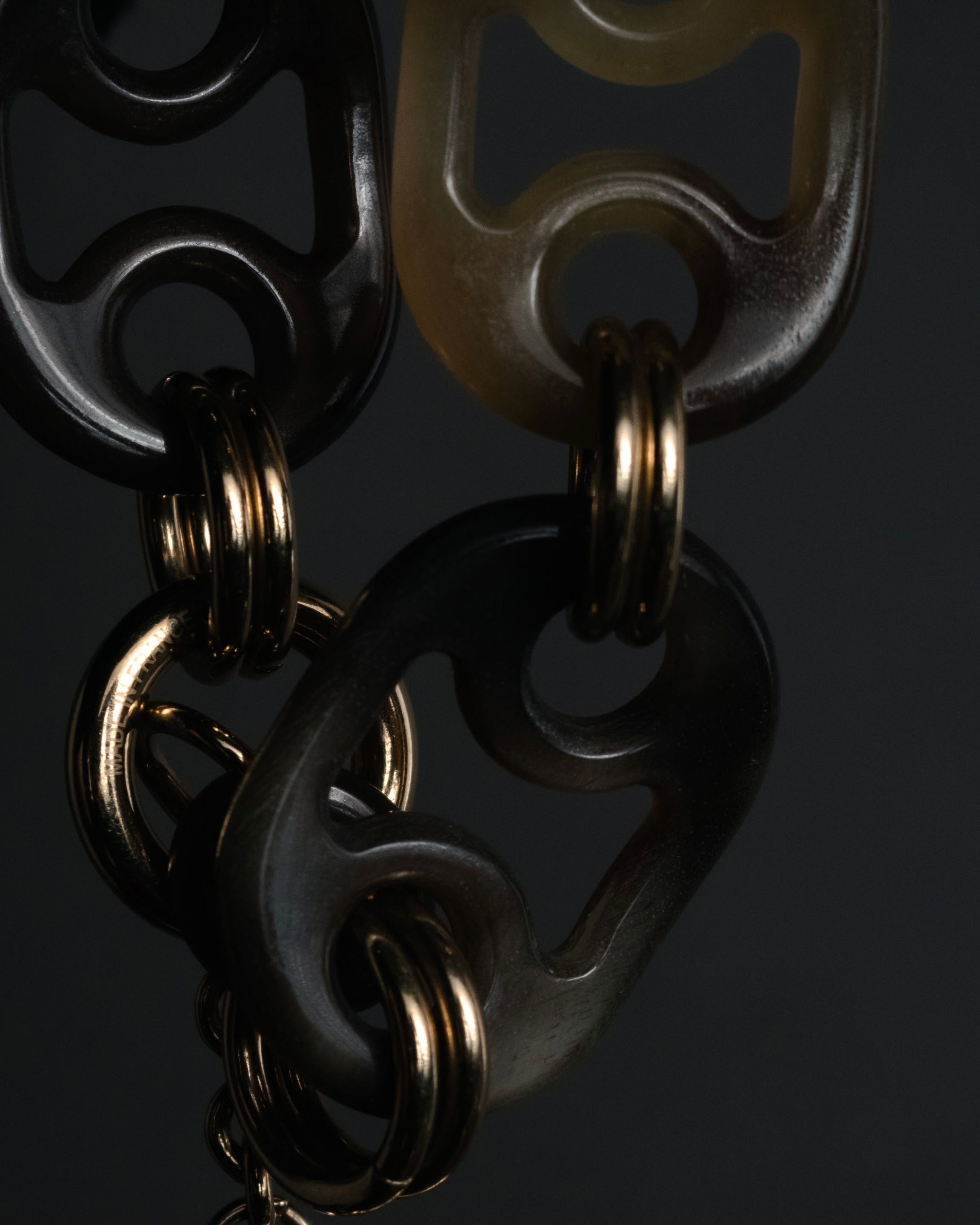 “HERMES” 20’s Eurydice horn chain bracelet