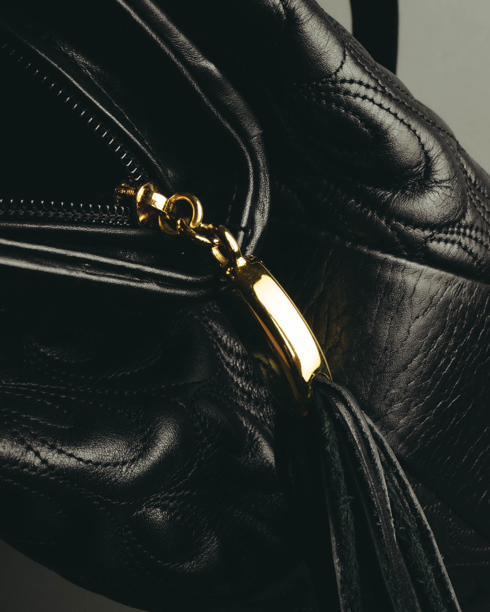"Valentino Orlandi" 80's-90's Sculptural quilted leather shoulder bag
