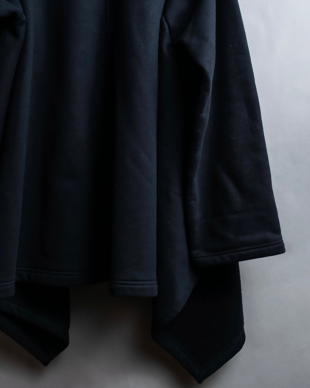"BALENCIAGA" Oversized poncho flare silhouette hoodie