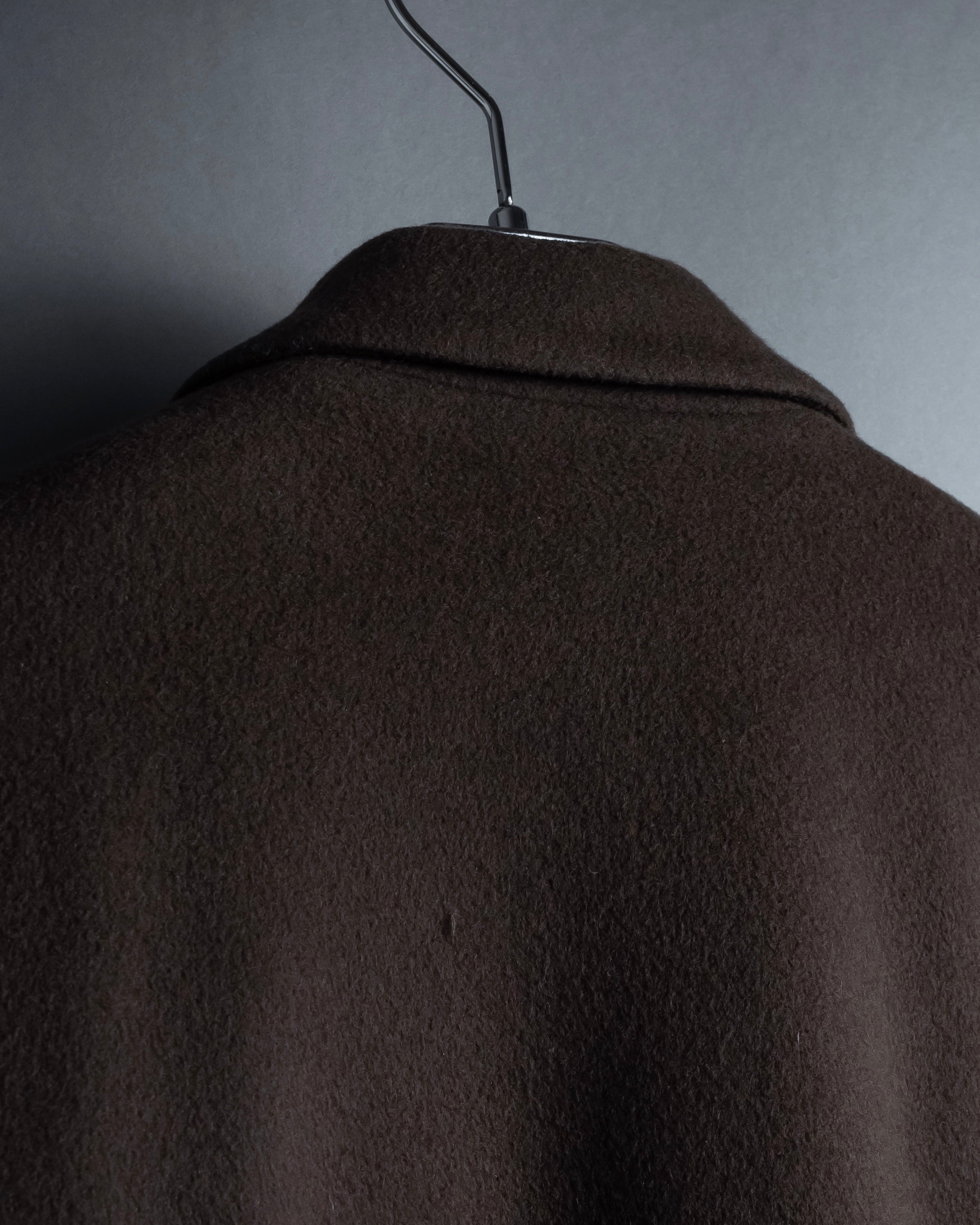 "Vintage 100% pure cashmere long chester coat"