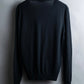 "PRADA" V-neck relaxed wool high gauge knit pullover