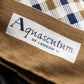 "Aquascutum" 100% silk block check pattern scarf