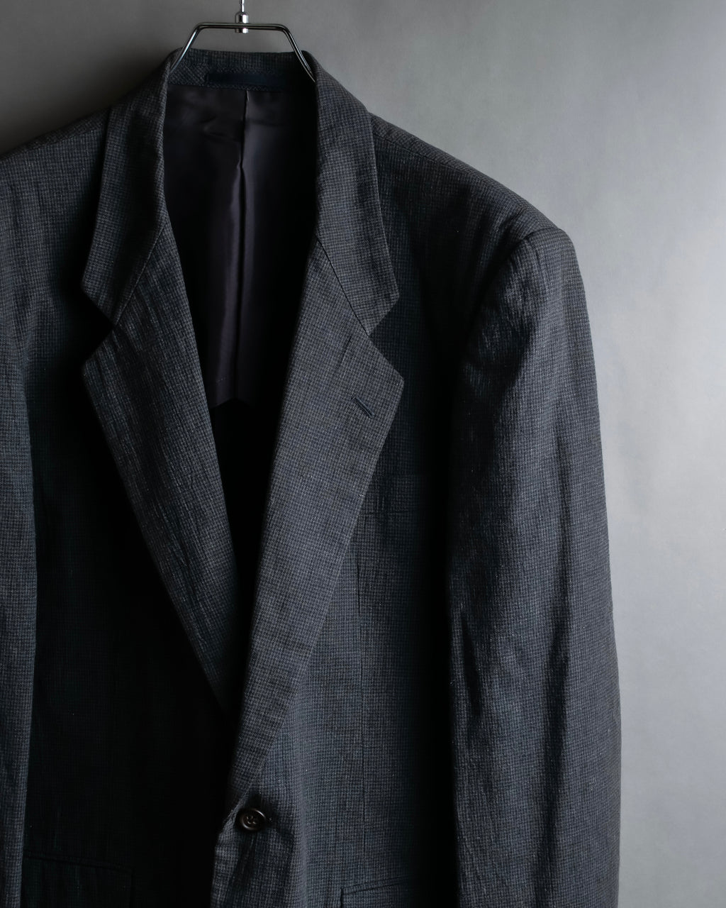 "COMME des GARCONS HOMME" 03SS fine all-over pattern cotton tailored jacket