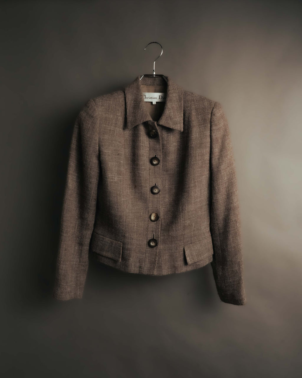 "Christian Dior" 90's Classically tailored wool-blend jacket