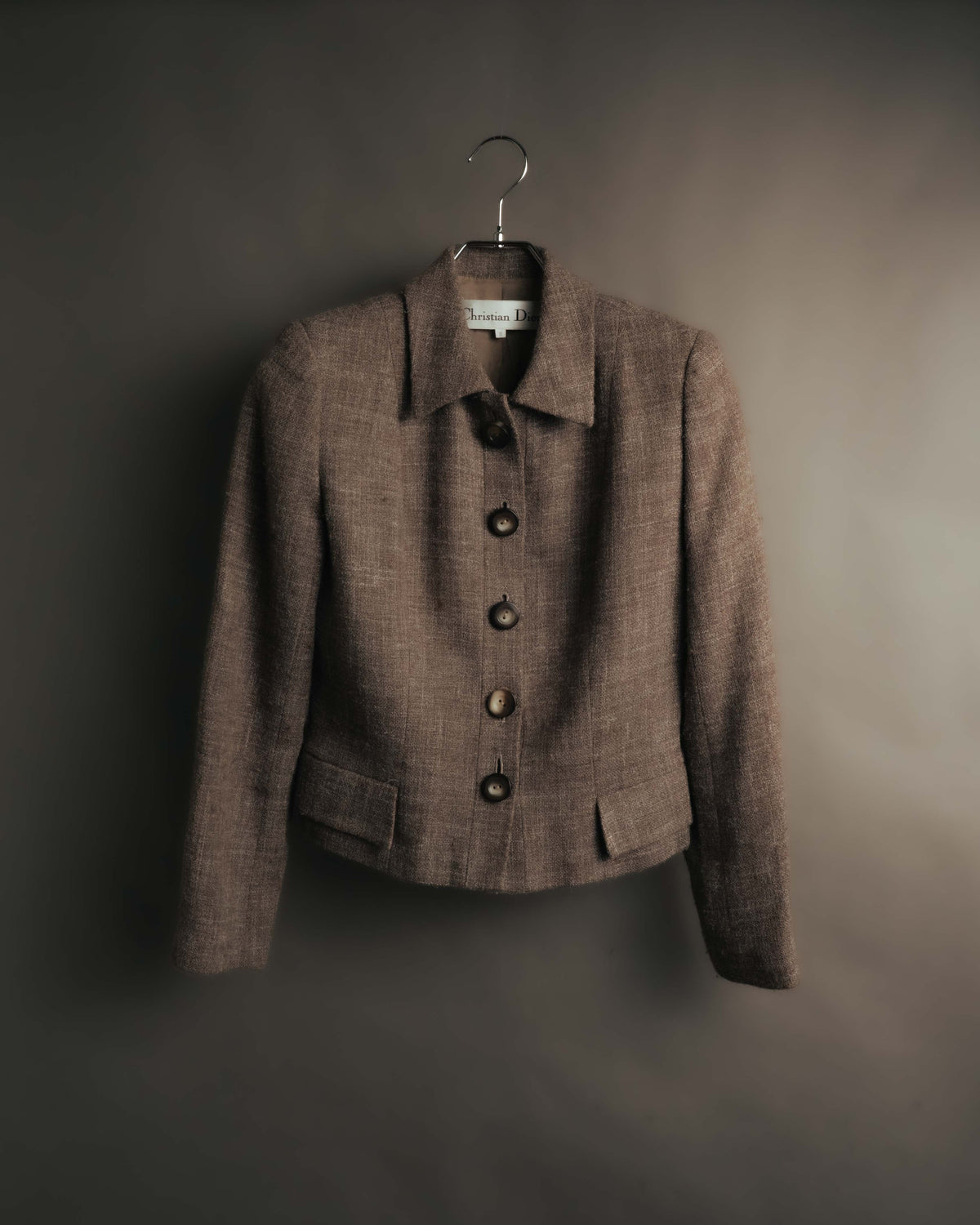 "Christian Dior" 90's Classically tailored wool-blend jacket