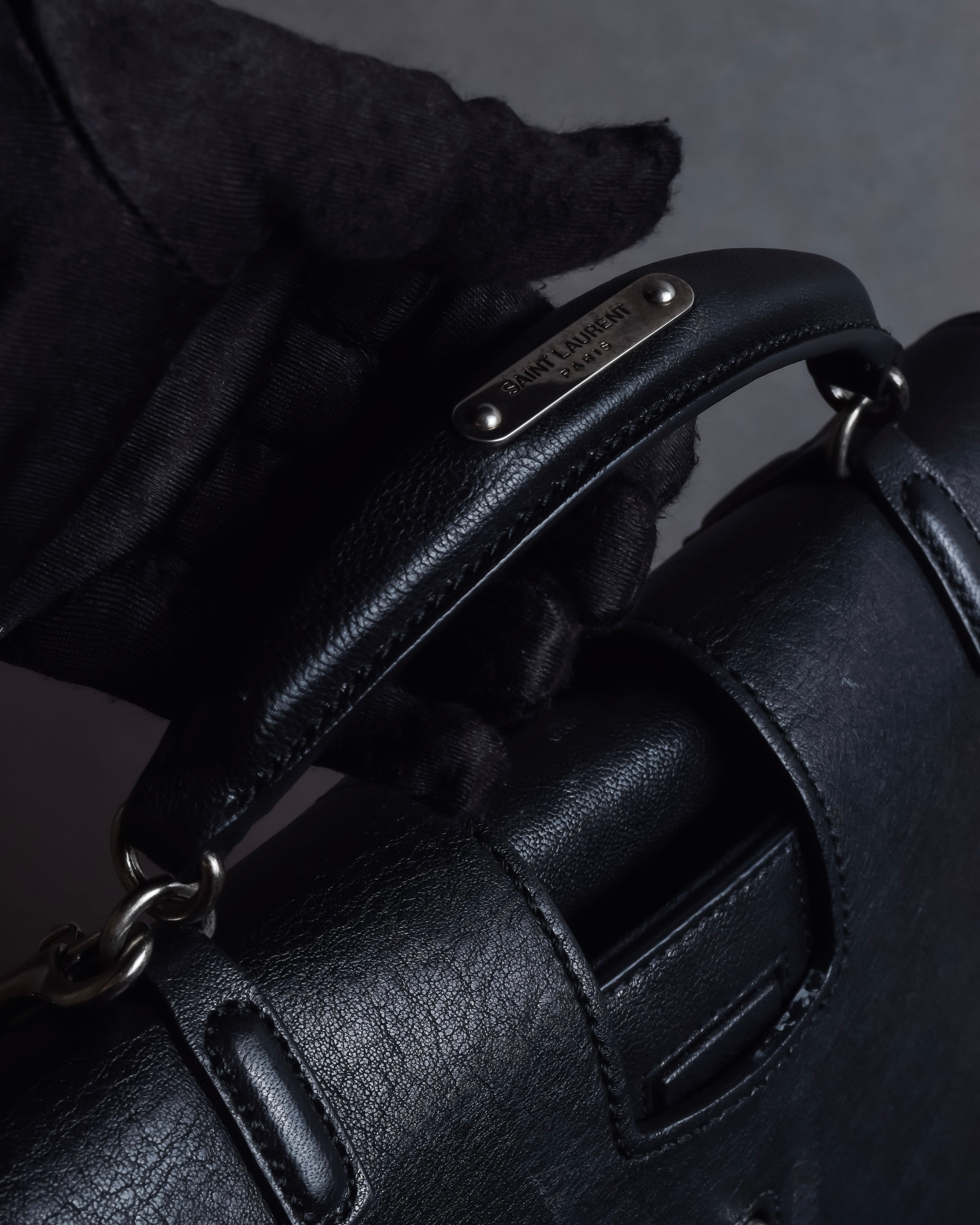 "Saint Laurent" Charlotte leather messenger bag