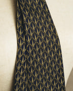 "GUCCI" 80's Nautical patterned silk necktie