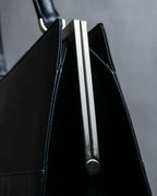 "BURBERRY" Nova check embossed leather hand bag