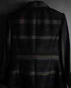 “TAE ASHIDA” 2008-2015 Structured border tweed jacket