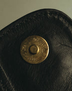 “SAN HIDEAKI MIHARA” 2000’s-2010’s black leather chain shoulder bag