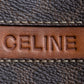 "CELINE" Macadam Pattern Three Line Handbag