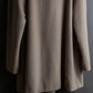 "BURBERRY" Angora mix mid length stand up collar coat