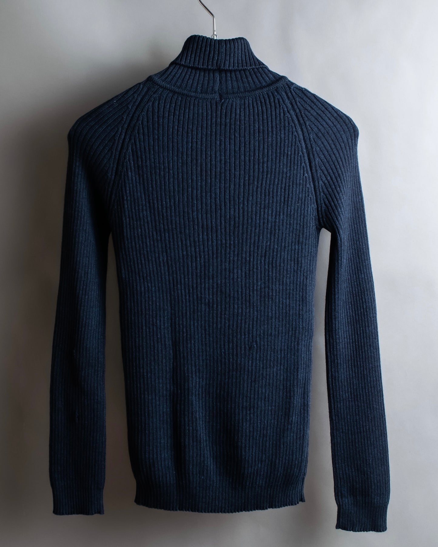 "GUCCI" Ribbed turtleneck fleece wool knit