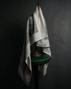 “HERMES” 1995–2005 Paisley botanical silk twill carré scarf